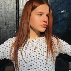 Brandy melville long sleeve top flowers